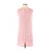 Ann Taylor LOFT Casual Dress - Shirtdress: Pink Stripes Dresses - Women's Size X-Small Petite