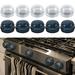 Spencer 5 Pack Baby Proof Clear Stove Knob Covers Child Safety Guards Safety Locks for Oven Stove Top Gas Range (Clear)