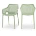 Meridian Furniture Mykonos Mint Outdoor Patio Dining Chair (Set of 4)