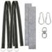 1 Set of Outdoor Swing Strap Hammock Fixed Strap Replacement Outdoor Hammock Chair Hanging Kit