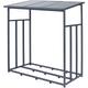 Ml-design - Abri de Bois de Chauffage, Étagère Rangement Extérieur Métal, Anthracite, xl 143x70x145