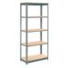 Global Industrial Heavy Duty Shelving 48 W x 18 D x 60 H With 5 Shelves Wood Deck Gray
