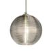 Besa Lighting - Kristall 8 - 1 Light Cord Pendant with Flat Canopy with Dome
