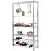 24 Deep x 36 Wide x 86 High Chrome and Double Wine Starter Unit