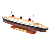 Cruise Ship Model Assembled Display 1/1250 Scale Normandie Cruise Ship Boat Model Home Decoration