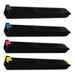 Sharp MX-4110N MX-4111N High Yield Toner Set (4-Color) eToner Brand MX 4110 N MX 4111 N Black Cyan Yellow Magenta