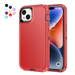 iPhone 13 Mini Heavy Duty Case {Shock Proof Case with 3 Layer Rubber Shatter Resistant [Tough Armour] Rugged Case Compatible for iPhone 13 Mini} Red