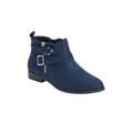 Extra Wide Width Women's The Lux Bootie by Comfortview in Navy (Size 10 WW)