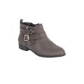 Wide Width Women's The Lux Bootie by Comfortview in Grey (Size 9 1/2 W)