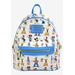 Women's Loungefly X Disney Mickey & Friends Waving Mini Backpack Handbag White by Loungefly in White