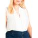 Plus Size Women's The Ultimate Layering Tank by ELOQUII in Soft White (Size 26)