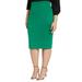 Plus Size Women's Neoprene Pencil Skirt by ELOQUII in Emerald (Size 26)