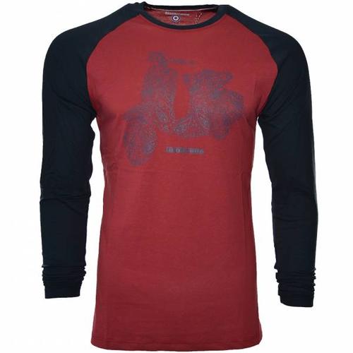 Lambretta Scooter Herren Langarmshirt SS4256-B/N