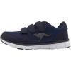 Sneaker KANGAROOS "K-BlueRun 701 B", Gr. 45, blau (navy), Textil, sportlich, Schuhe, mit Klettverschluss