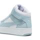 PUMA Damen Carina Street Mid Turnschuhe, White Turquoise Surf Blue, 41 EU