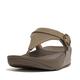 Fitflop Women's Flip Flop Wedge Sandal, Minky Grey, 8 UK
