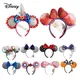 Disney-Bandeau de sauna Minnie Mouse avec oreilles Space Mountain Lunar 2022 nœud Minnie Mouse