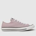 Converse all star ox trainers in pale pink