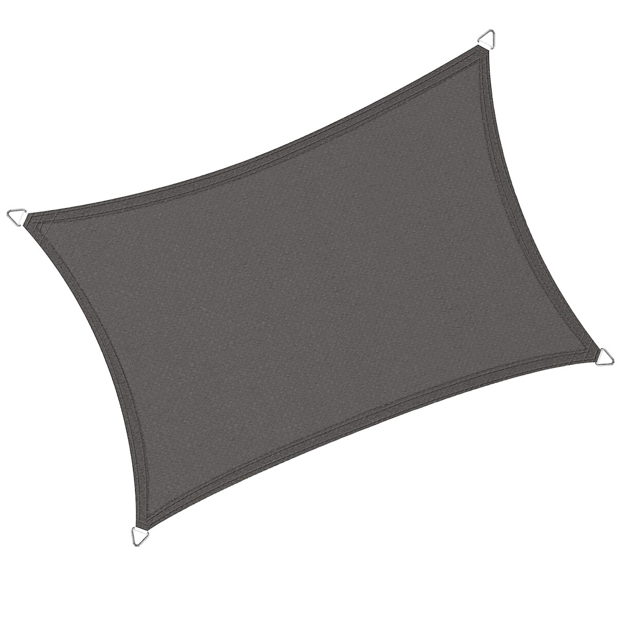 NYVI Sonnensegel SunComfort Rechteckig - Profi Sonnenschutz aus HDPE-Gewebe Farbe:Graphit,Größe:3.00 x 4.00 m Image