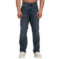 STHUGE Jeans, Loose Fit, Diry Wash, 5-Pocket, bis 72/36 Dark Blue Denim 68 820664903-68