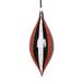 The Holiday Aisle® Galisa Shuttle Ornament Plastic in Black/Red/White | 7 H x 2.75 W x 3.14 D in | Wayfair D98BB54398334BCA8D695D6FA387B26B