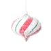 The Holiday Aisle® Gadalia Swirl Holiday Shaped Ornament Plastic in Green/Red/White | 4 H x 4 W x 4 D in | Wayfair 58A3AC5819A64EE288BDD7748B5DBB8A