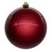 The Holiday Aisle® Christmas Ball Ornament Set of 6 Plastic in Red | 4 H x 4 W x 4 D in | Wayfair 826EAB1FB64F4CA6B007096433948245