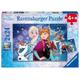 Ravensburger 09074 - Puzzle Disney Frozen, Nordlichter, 2 x 24 Teile - Ravensburger Verlag