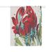 Miniaday Designs Garden & House Banner Maroon Bloom Multicolor