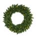 24 Green Pine Artificial Christmas Wreath with 35 Clear LED Lights