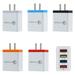 4USB mobile phone charger 5V3A multi-port travel charger 4U intelligent charging head ï¼ˆAmerican wire gaugeï¼‰