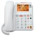 Corded Phone Att Cl4940 Landline Home Office Desk Corded Phone Speaker White