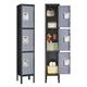 Fesbos Metal Locker Metal Lockers for Employees with Lock Storage Locker with Lock Storage Locker Cabinet for Home Tall Steel Storage Locker for Gym School Office