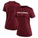 Women's Nike Red Atlanta Falcons Sideline Velocity Performance T-Shirt