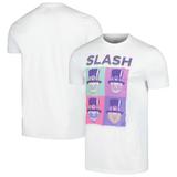 Men's White Slash Skull Boxes T-Shirt