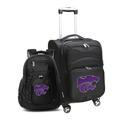 MOJO Black Kansas State Wildcats Softside Carry-On & Backpack Set