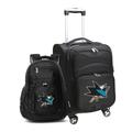 MOJO Black San Jose Sharks Softside Carry-On & Backpack Set