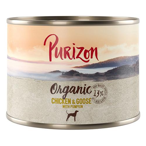 6x 200g Huhn und Gans mit Kürbis Purizon Organic Hundefutter nass