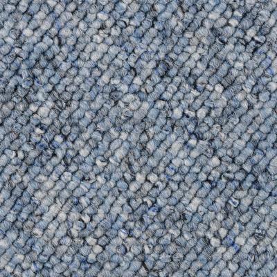 Teppichboden BODENMEISTER "Korfu, Schlinge - meliert, Made in Netherlands", blau, B:300cm H:7,5mm L:300cm, Polypropylen, Teppiche, Wohnzimmer, Kinderzimmer, Schlafzimmer, Breite 200/300/400/500 cm Image