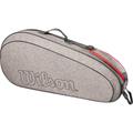 WILSON Tasche TEAM 3PK HEATHER GREY, Größe NS in Silber