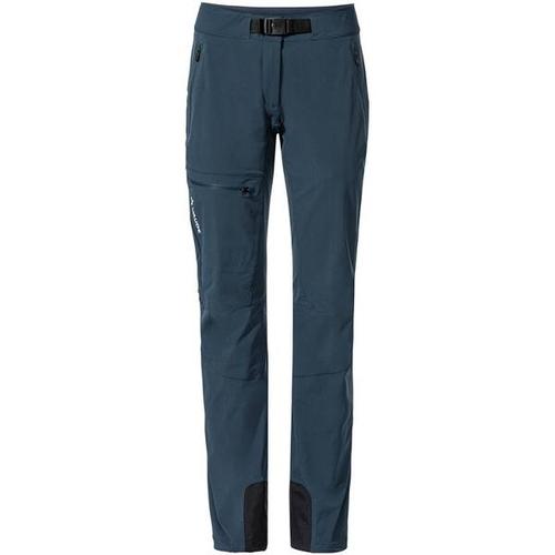 Damen Hose VAUDE Damen Softshellhose Wo Badile Pants II, Größe 38/S in Blau