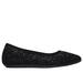 Skechers Women's Cleo 2.0 - Glitzy Daze Flats | Size 9.0 | Black | Textile/Synthetic | Vegan