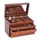 Mele Brigitte Jewelry Box Antique Walnut