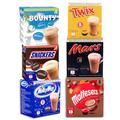 Mars Hot Chocolate Pods XL Bundle - Dolce Gusto Compatible Pods - (NEW Additions) Snickers, Bounty, Mars, Twix, Milky Way & Maltesers - 48 Pods (8 x 6)