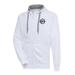 Men's Antigua White Jersey Shore BlueClaws Victory Full-Zip Hoodie