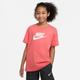 T-Shirt NIKE SPORTSWEAR "BIG KIDS' (GIRLS') T-SHIRT" Gr. XL (164), orange Kinder Shirts T-Shirts