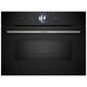 Bosch CMG7361B1B Series 8 Built In Compact Oven Microwave in Black 45L