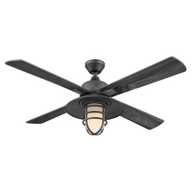 Westinghouse 730702 - 52 in. Porto, Distressed Aluminum, Indoor (7307000) Indoor LED Ceiling Fan Fixture