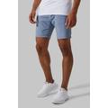 Mens Blue Man Active Nylon Cargo Shorts, Blue