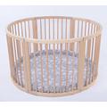 Large Round PLAYPEN Atlas UNO with Play-mat in Patch Work Style Stars by MJmark Sale Sale Very Large PLAYPEN Solid Wood PLAYPEN Play Pen